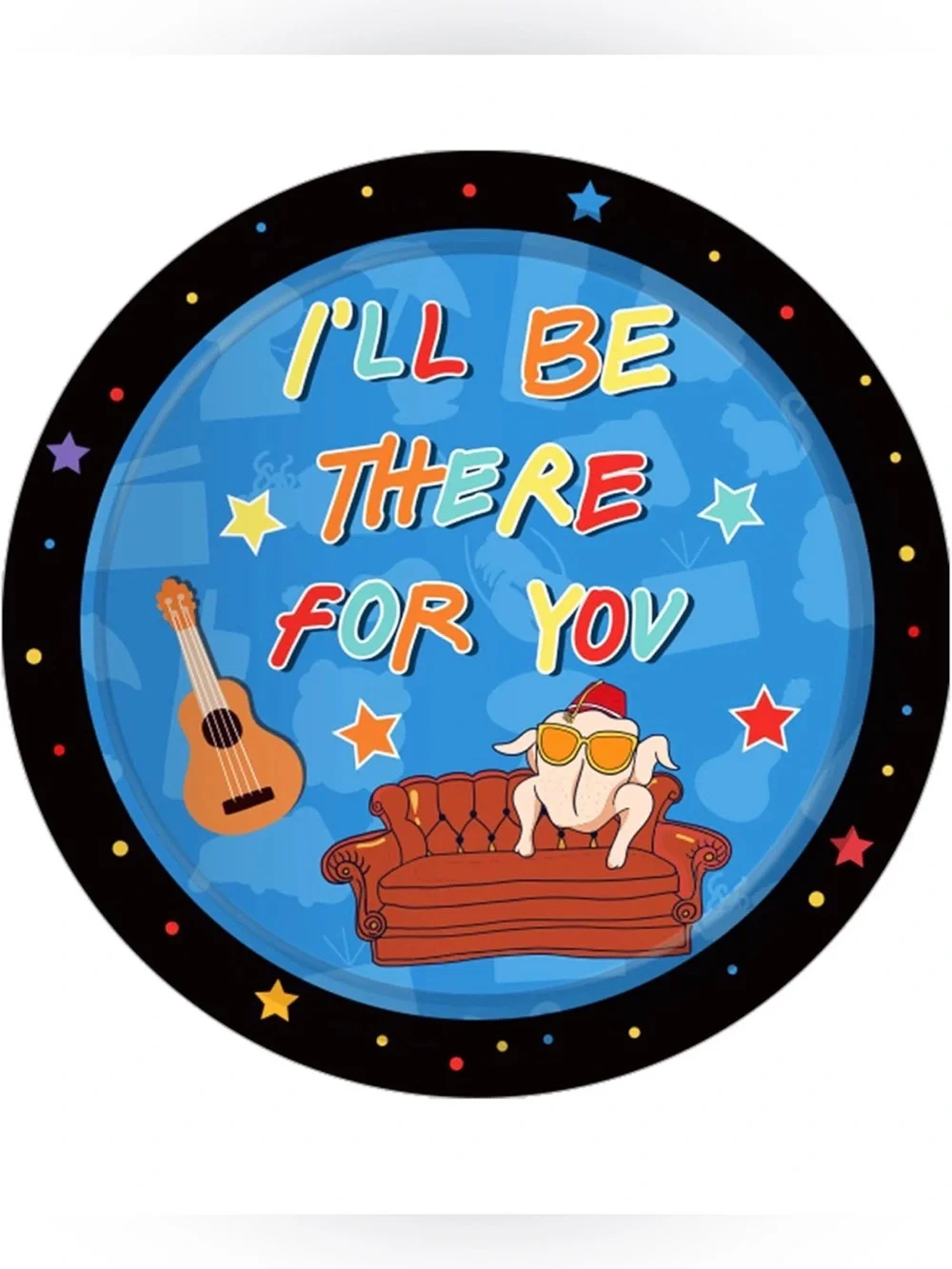 🇺🇸 Sale Friends TV Theme Party Paper Plates & Napkins Set -Serves 24 Guests